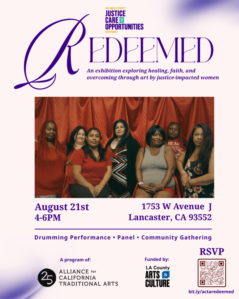 redeemed: An Art Exhibit Flyer