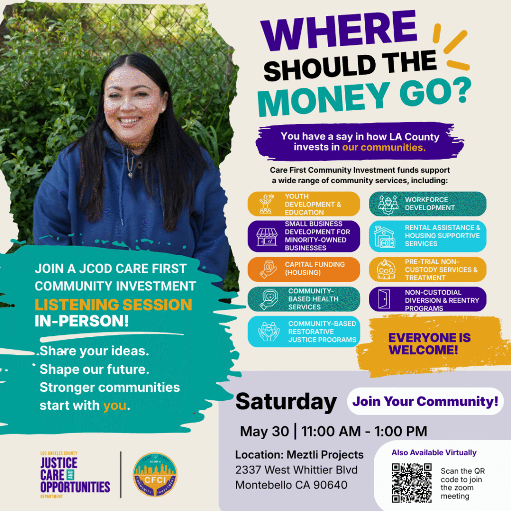 CFCI Community Investment listening session: Join us in person or virtually!